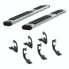 ARIES 4444002 6" x 75" Polish Stainless Oval Side Bars, Select Silverado, Tahoe, Sierra, Yukon