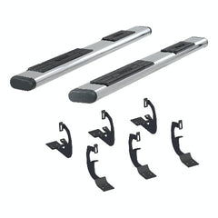 ARIES 4444003 6" x 91" Polished Stainless Oval Side Bars, Select Chevrolet and GMC Trucks