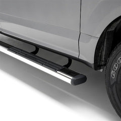 ARIES 4444007 6" x 75" Polished Stainless Oval Side Bars, Select Chevy Silverado, GMC Sierra