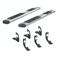 ARIES 4444007 6" x 75" Polished Stainless Oval Side Bars, Select Chevy Silverado, GMC Sierra