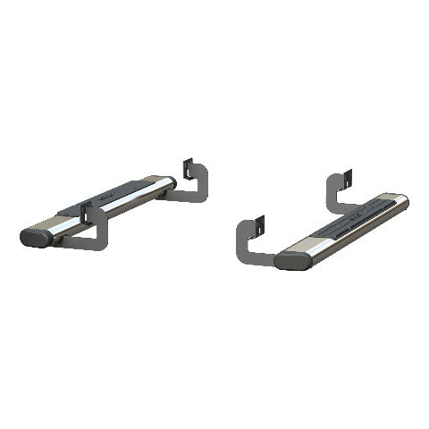 ARIES 4444017 6" x 53" Polished Stainless Oval Side Bars, Select Ford F-150