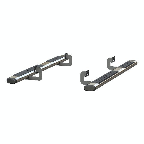 ARIES 4444018 6" x 75" Polished Stainless Oval Side Bars, Select Ford F-150