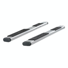 DISCONTINUED - ARIES 4444025 6" x 85" Polished Stainless Oval Side Bars, Select Ford F250, F350, F450, F550