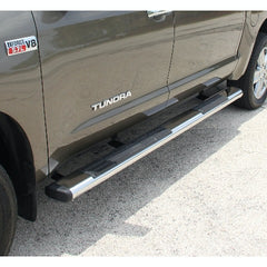 ARIES 4444031 6" x 85" Polished Stainless Oval Side Bars, Select Toyota Tundra