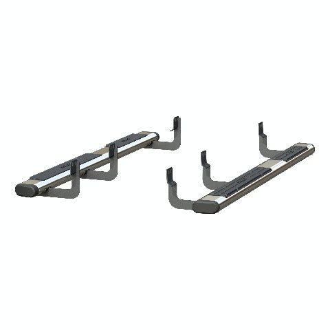 ARIES 4444034 6" x 75" Polished Stainless Oval Side Bars, Select Nissan Titan