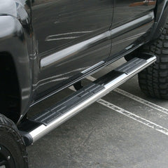 ARIES 4444038 6" x 85" Polished Stainless Oval Side Bars, Select Toyota Tacoma