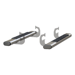 ARIES 4444040 6" x 53" Polished Stainless Oval Side Bars, Select Chevy Silverado, GMC Sierra