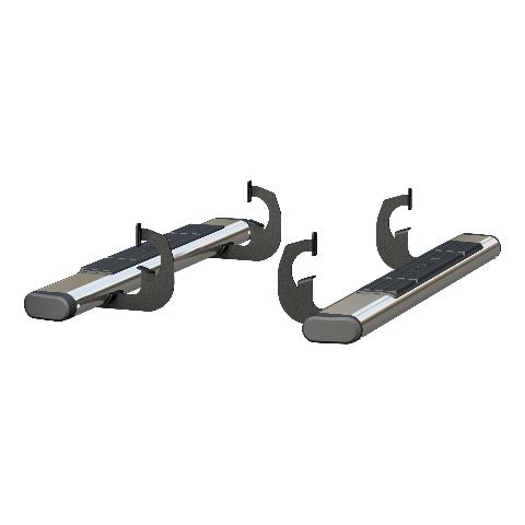 ARIES 4444040 6" x 53" Polished Stainless Oval Side Bars, Select Chevy Silverado, GMC Sierra