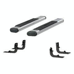 ARIES 4444043 6" x 53" Polished Stainless Oval Side Bars, Select Ram 1500, 2500, 3500