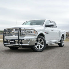 ARIES 4444047 6" x 91" Polished Stainless Oval Side Bars, Select Ram 1500 Crew Cab