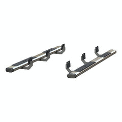 ARIES 4444047 6" x 91" Polished Stainless Oval Side Bars, Select Ram 1500 Crew Cab