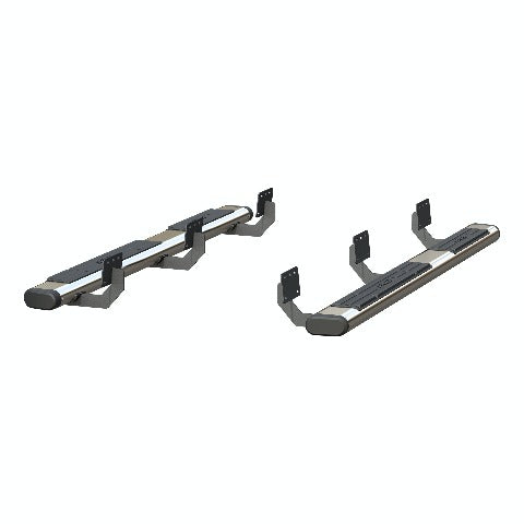 ARIES 4444048 6" x 75" Polished Stainless Oval Side Bars, Select Ram 1500 Quad Cab