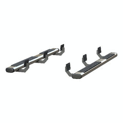 ARIES 4444048 6" x 75" Polished Stainless Oval Side Bars, Select Ram 1500 Quad Cab