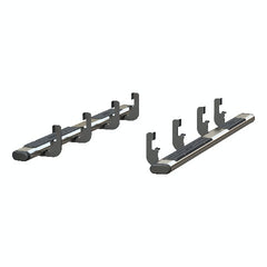 ARIES 4444049 6" x 91" Polished Stainless Oval Side Bars, Select Silverado, Sierra, Crew Cab