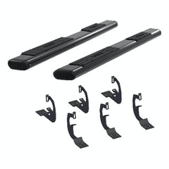 ARIES 4445003 6" x 91" Black Aluminum Oval Side Bars, Select Chevrolet, GMC