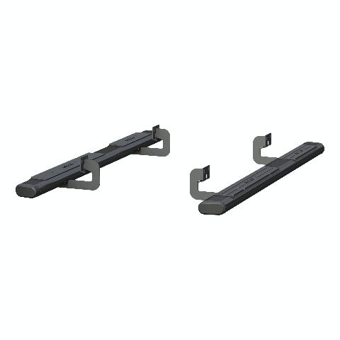 ARIES 4445018 6" x 75" Black Aluminum Oval Side Bars, Select Ford F-150