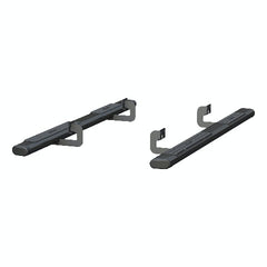 ARIES 4445019 6" x 85" Black Aluminum Oval Side Bars, Select Ford F-150