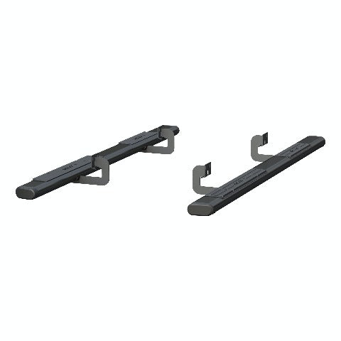 ARIES 4445020 6" x 91" Black Aluminum Oval Side Bars, Select Ford F-150