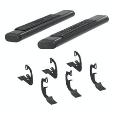 ARIES 4445022 6" x 53" Black Aluminum Oval Side Bars, Select Ford F-150