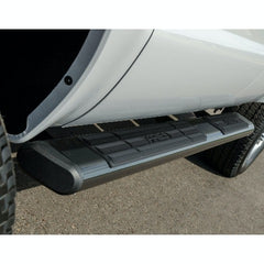ARIES 4445025 6" x 85" Black Aluminum Oval Side Bars, Select Ford F-250, F-350, F-450, F-550