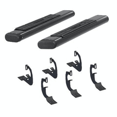 ARIES 4445030 6" x 53" Black Aluminum Oval Side Bars, Select Toyota Tundra