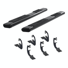 ARIES 4445031 6" x 85" Black Aluminum Oval Side Bars, Select Toyota Tundra