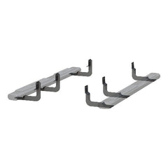 ARIES 4445034 6" x 75" Black Aluminum Oval Side Bars, Select Nissan Titan