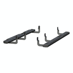 ARIES 4445034 6" x 75" Black Aluminum Oval Side Bars, Select Nissan Titan