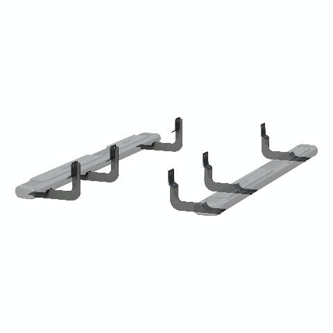 ARIES 4445041 6" x 85" Black Aluminum Oval Side Bars, Select Nissan Titan, XD, Armada
