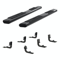 ARIES 4445046 6" x 91" Black Aluminum Oval Side Bars, Select Dodge, Ram 2500, 3500