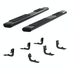 ARIES 4445046 6" x 91" Black Aluminum Oval Side Bars, Select Dodge, Ram 2500, 3500
