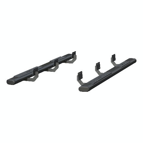 ARIES 4445047 6" x 91" Black Aluminum Oval Side Bars, Select Ram 1500 Crew Cab