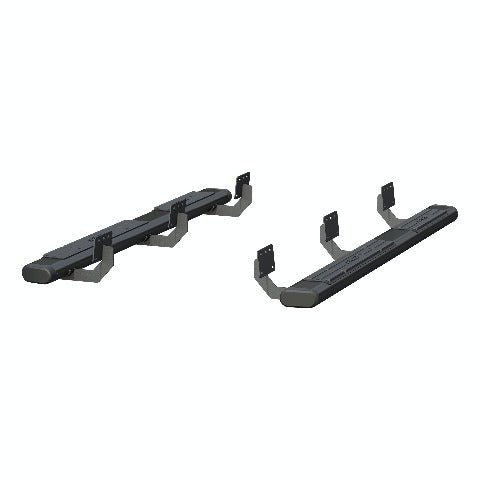 ARIES 4445048 6" x 75" Black Aluminum Oval Side Bars, Select Ram 1500 Quad Cab