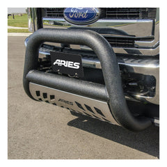 ARIES 45-0000 4" Bull Bar License Plate Bracket