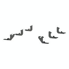 ARIES 4521 Mounting Brackets for 6" Oval Side Bars