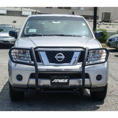 ARIES 9047 Black Steel Grille Guard, Select Nissan Frontier, Pathfinder