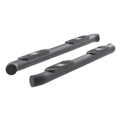 ARIES AL232013 Big Step 4" Black Aluminum Round Side Bars, Select Toyota Tundra