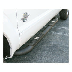 ARIES AL233006 Big Step 4" Black Aluminum Round Side Bars, Select Ford Excursion, F-250, F-350