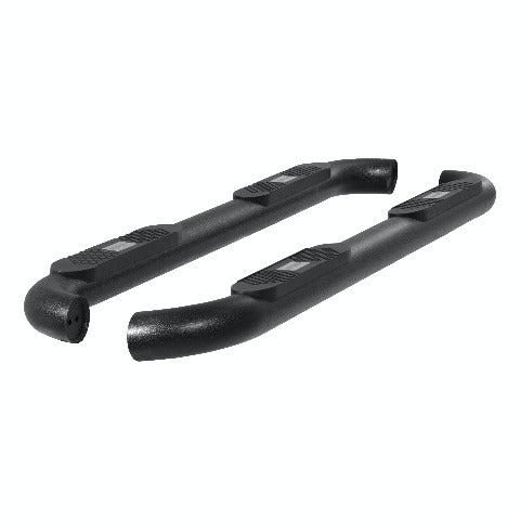 ARIES AL233006 Big Step 4" Black Aluminum Round Side Bars, Select Ford Excursion, F-250, F-350