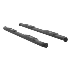 ARIES AL233043 Big Step 4" Black Aluminum Round Side Bars, Select Ford F-150, F-250, F-350