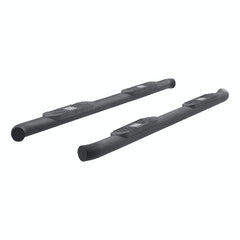ARIES AL233043 Big Step 4" Black Aluminum Round Side Bars, Select Ford F-150, F-250, F-350
