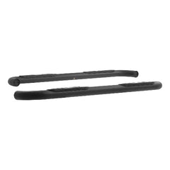 ARIES AL234013 Big Step 4" Black Aluminum Round Side Bars, Select Silverado, Sierra 2500, 3500