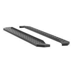 ARIES C2875 RidgeStep 6-1/2" x 75" Black Steel Running Boards (No Brackets)