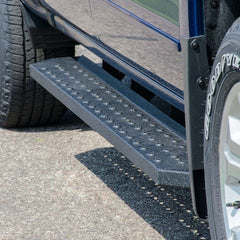 ARIES C2891 RidgeStep 6-1/2" x 91" Black Steel Running Boards (No Brackets)