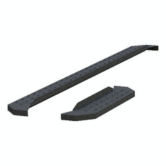 ARIES C3696 RidgeStep 6-1/2" x 96", 36" Black Steel Running Boards (No Brackets)