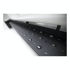 ARIES C3696 RidgeStep 6-1/2" x 96", 36" Black Steel Running Boards (No Brackets)