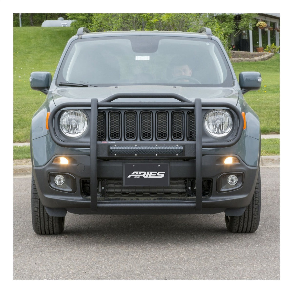 ARIES P1055 Pro Series Black Steel Grille Guard, Select Jeep Renegade