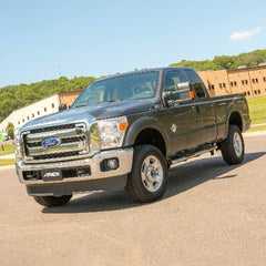 ARIES S223005-2 4" Polished Stainless Oval Side Bars, Select Ford F-250, F-350 Super Duty