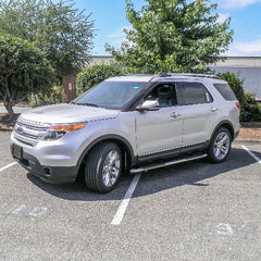 ARIES S223041-2 4" Polished Stainless Oval Side Bars, Select Ford Explorer