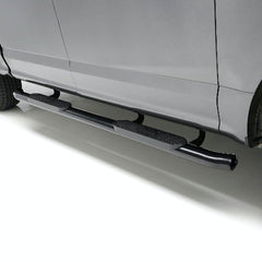 ARIES S223043 4" Black Steel Oval Side Bars, Select Ford F-150, F-250, F-350, F-450, F-550
